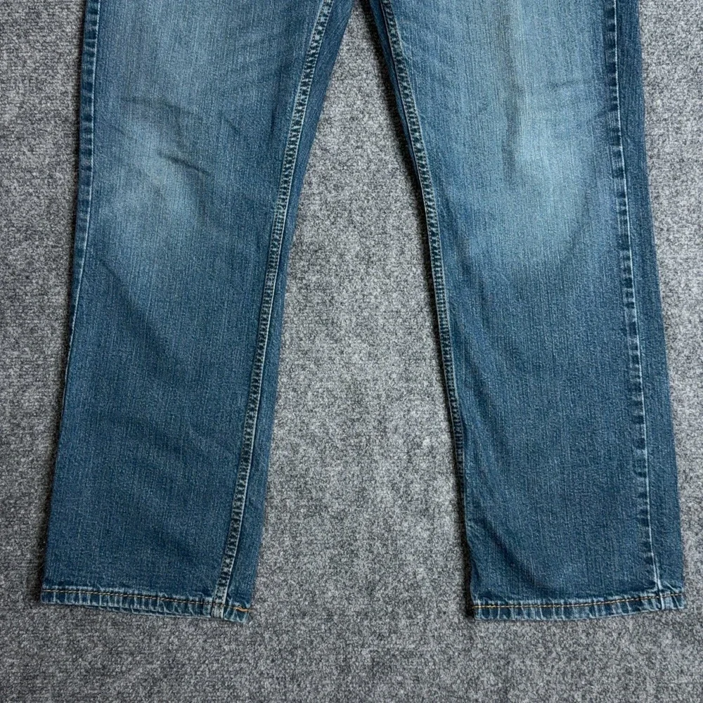 Levi's 514 Straight Leg Jeans Mens 34x29 Blue Light Wash Casual Regular Fit Dad